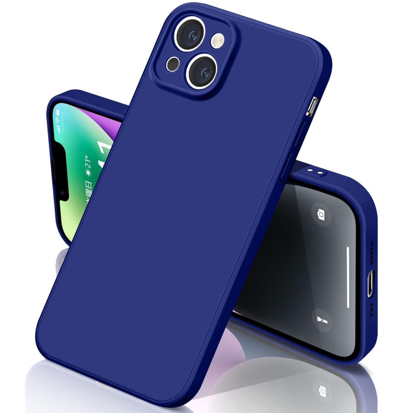 iPhone 14 ブルー 画面傷あり 【公式通販】
