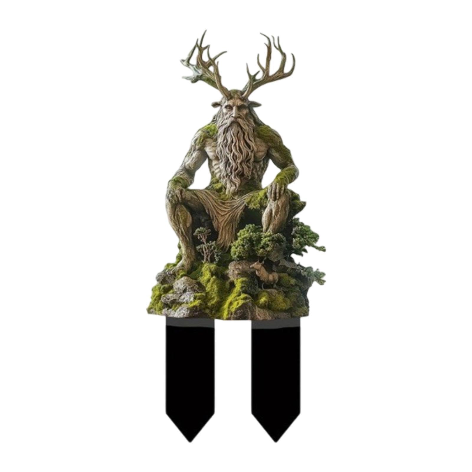 Garden Stake Decor 2D Landscape Decorative for Garden Accessory Lawn Outdoor Style B-image-49