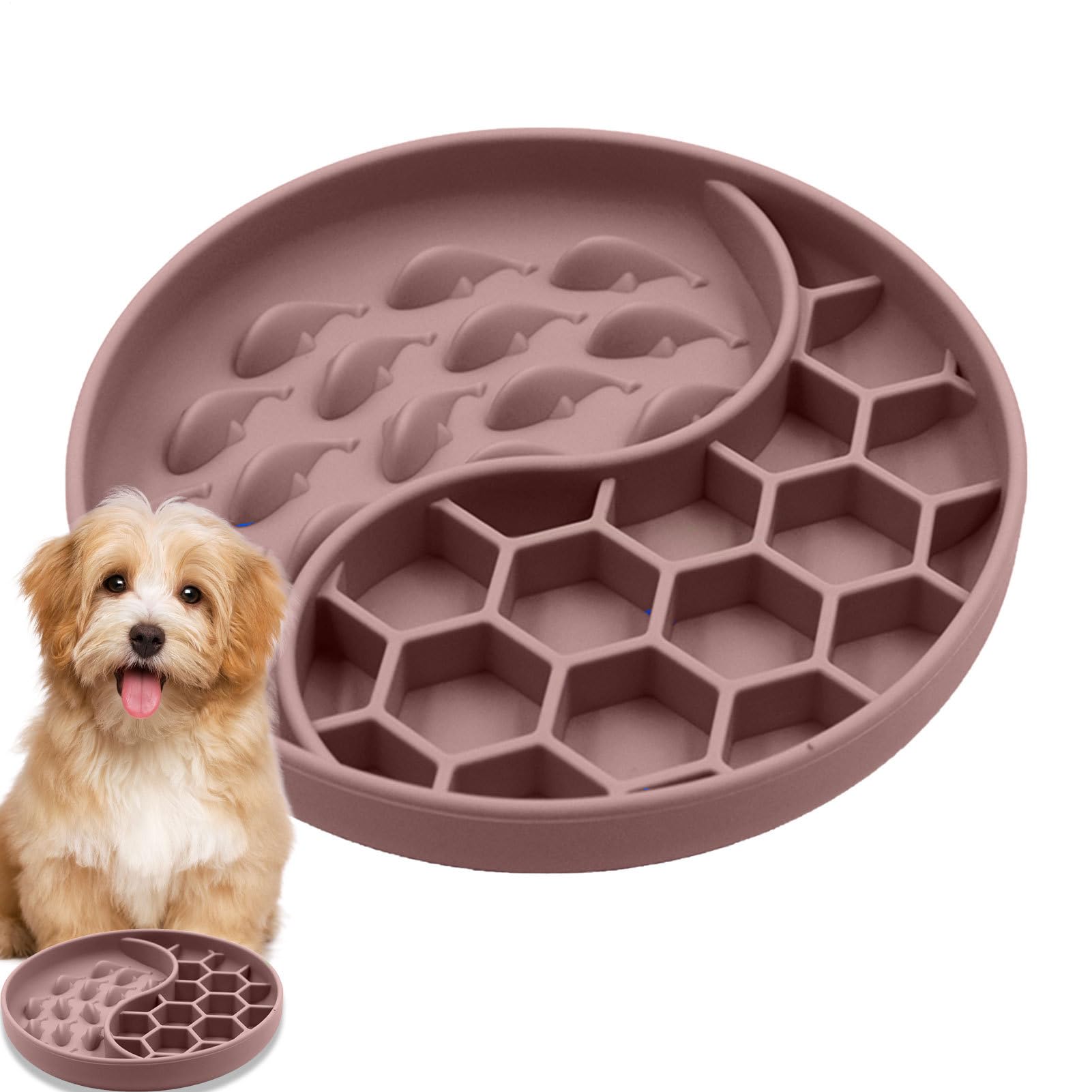 Cuencos pequeños para perros para comer lentamente en el hogar moderno