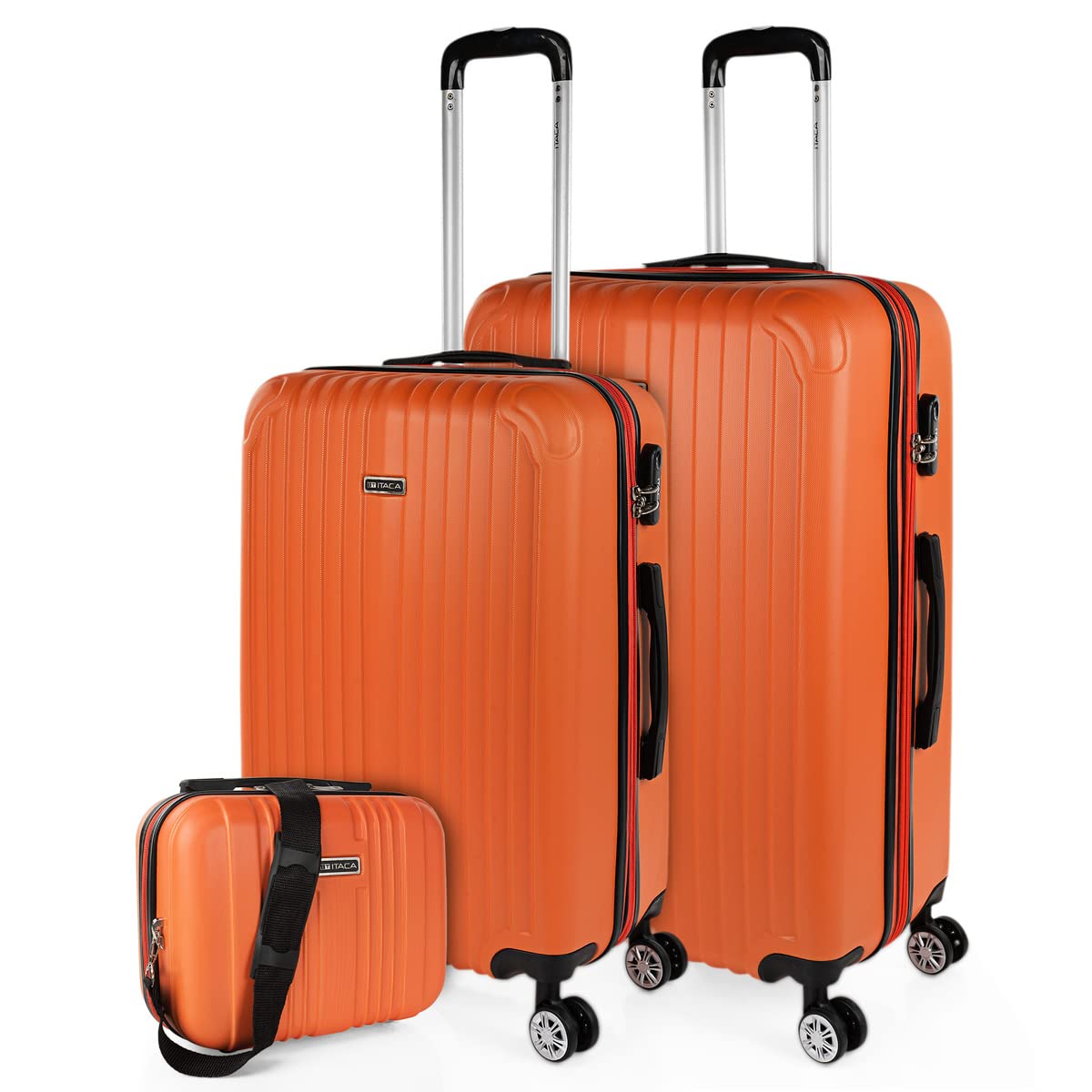ITACA - Maleta Mediana con 4 Ruedas Giratorias para Viajes Largos Tipo Trolley Ideal como Maletas de Viaje Grandes 23 Kilos y Maleta Viaje Mediana Resistentes, Amarillo — view 15