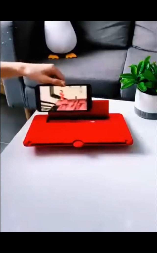 Loupe écran Pliable 3D HD Pour Smartphone, Grossisseur D'écran, Neuf