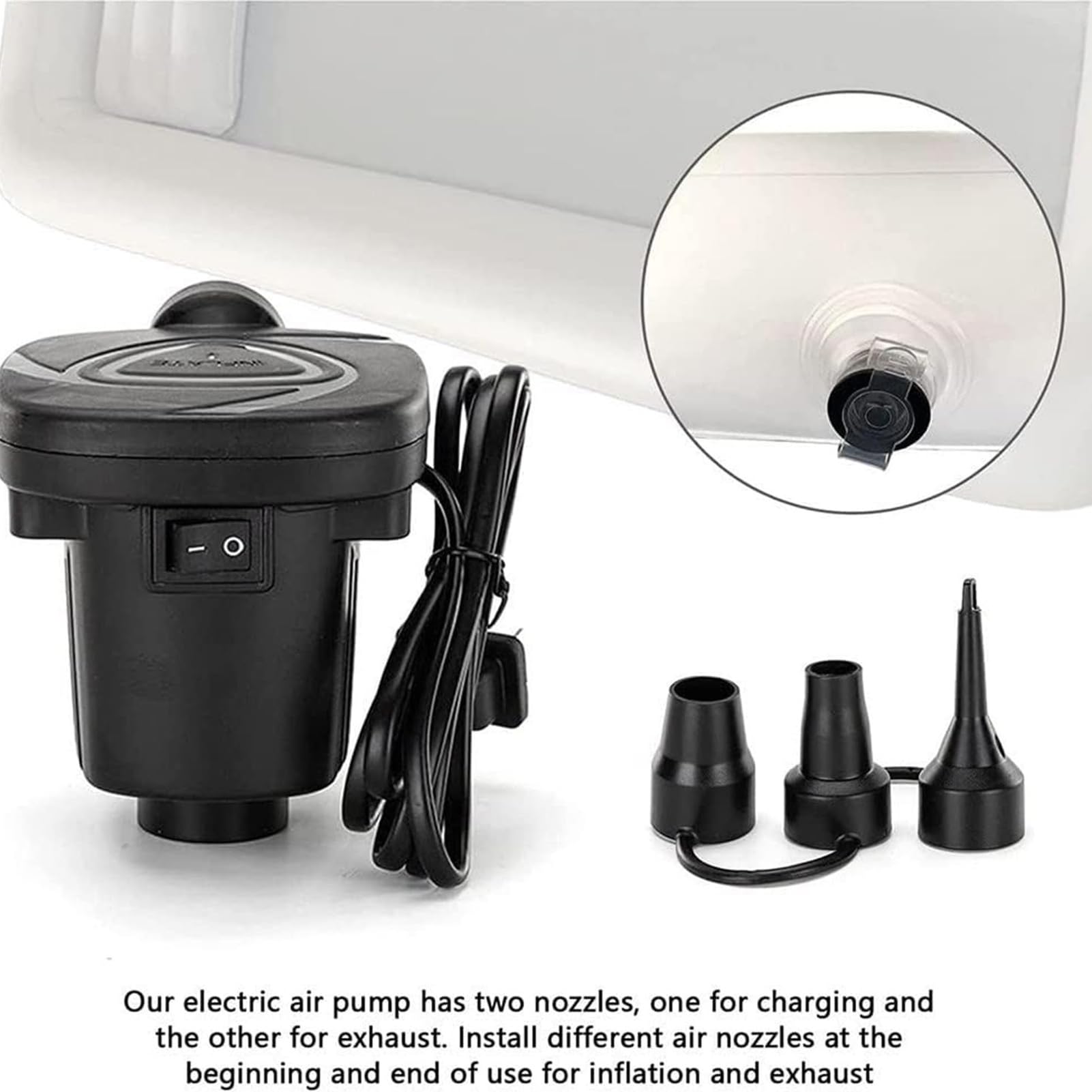 Kits de bañera de ducha inflable, sistema de ducha de lavabo for adultos, ayuda for cama for postrados en cama con bomba de aire, piscina de ducha inflable de PVC