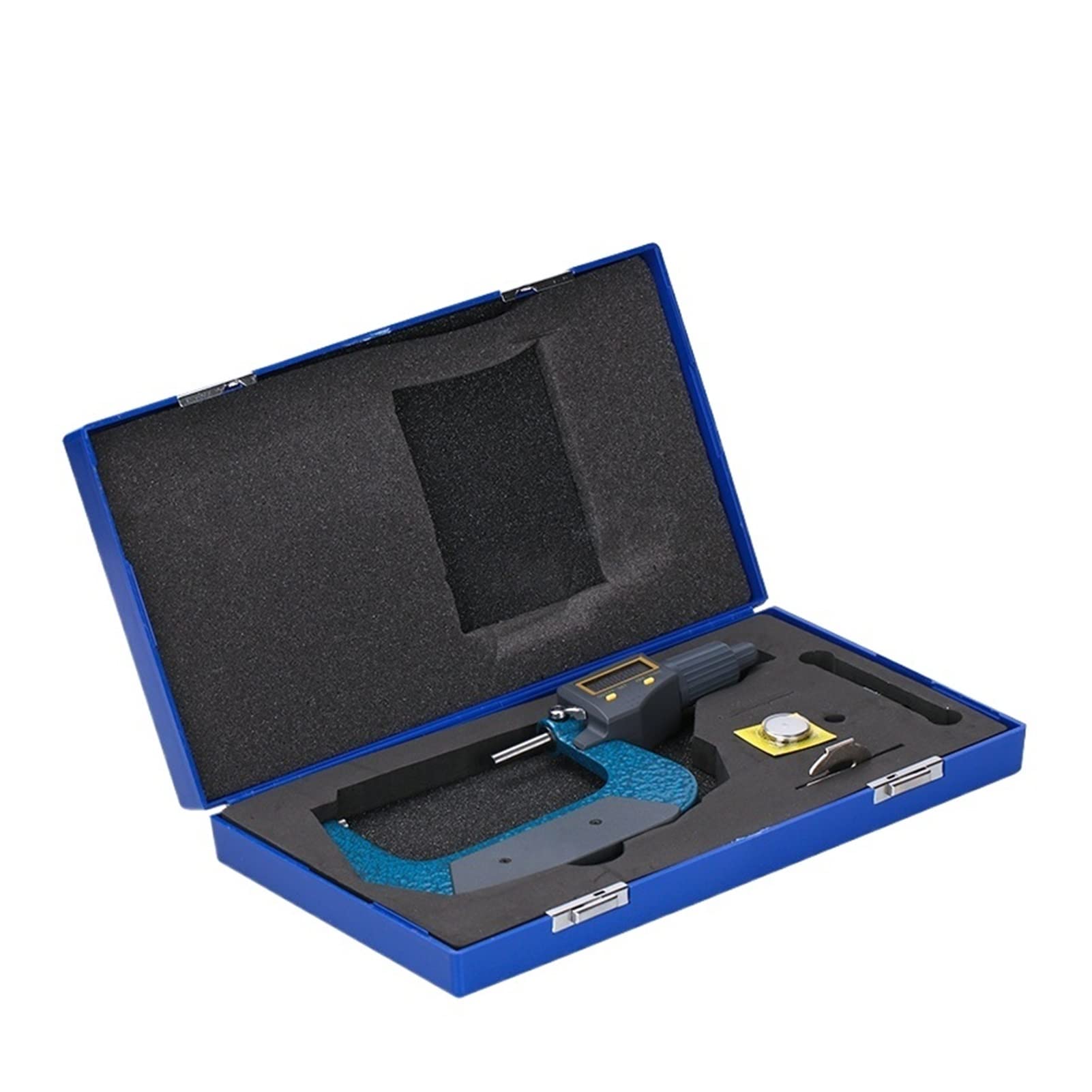 Bügelmessschraube, Digital Mikrometer 0.001mm 0-25/50/75 / 100mm Elektronische Außenmikometer-Bremssattelmesser mit LCD Bildschirmmesswerkzeuge(75-100mm)