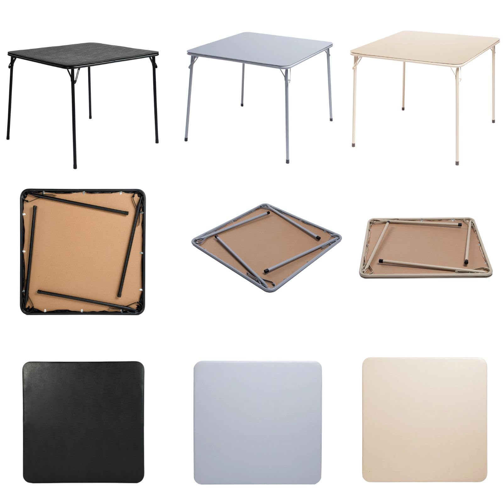 FurnitureR Klappbarer Haustiertisch 86×86×71 cm, Stabiler Pflegetisch für Hunde & Katzen, Faltbarer PVC-Tisch mit Metallrahmen, tragbar und platzsparend, ideal für Tierpflege zu Hause & unterwegs