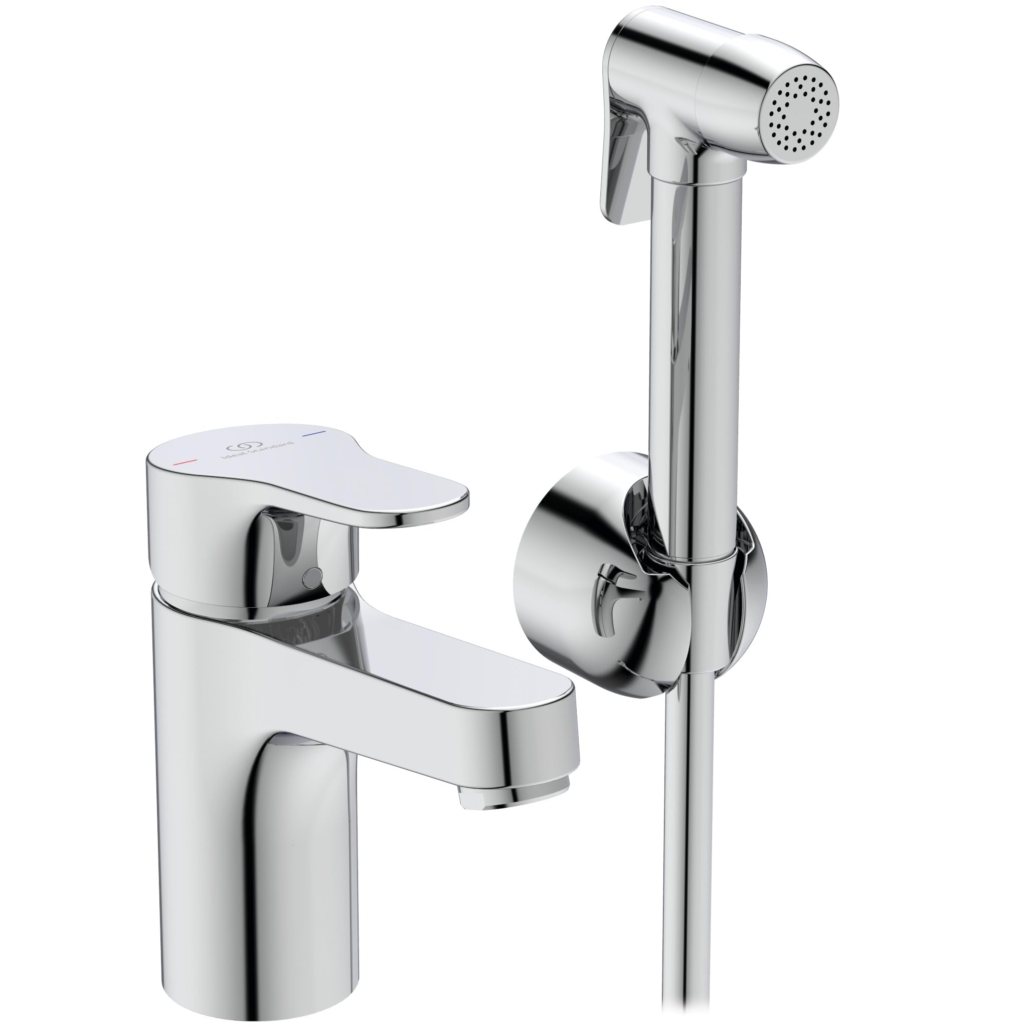 Grifo de lavabo Ideal Standard con alcachofa lateral para el confort diario