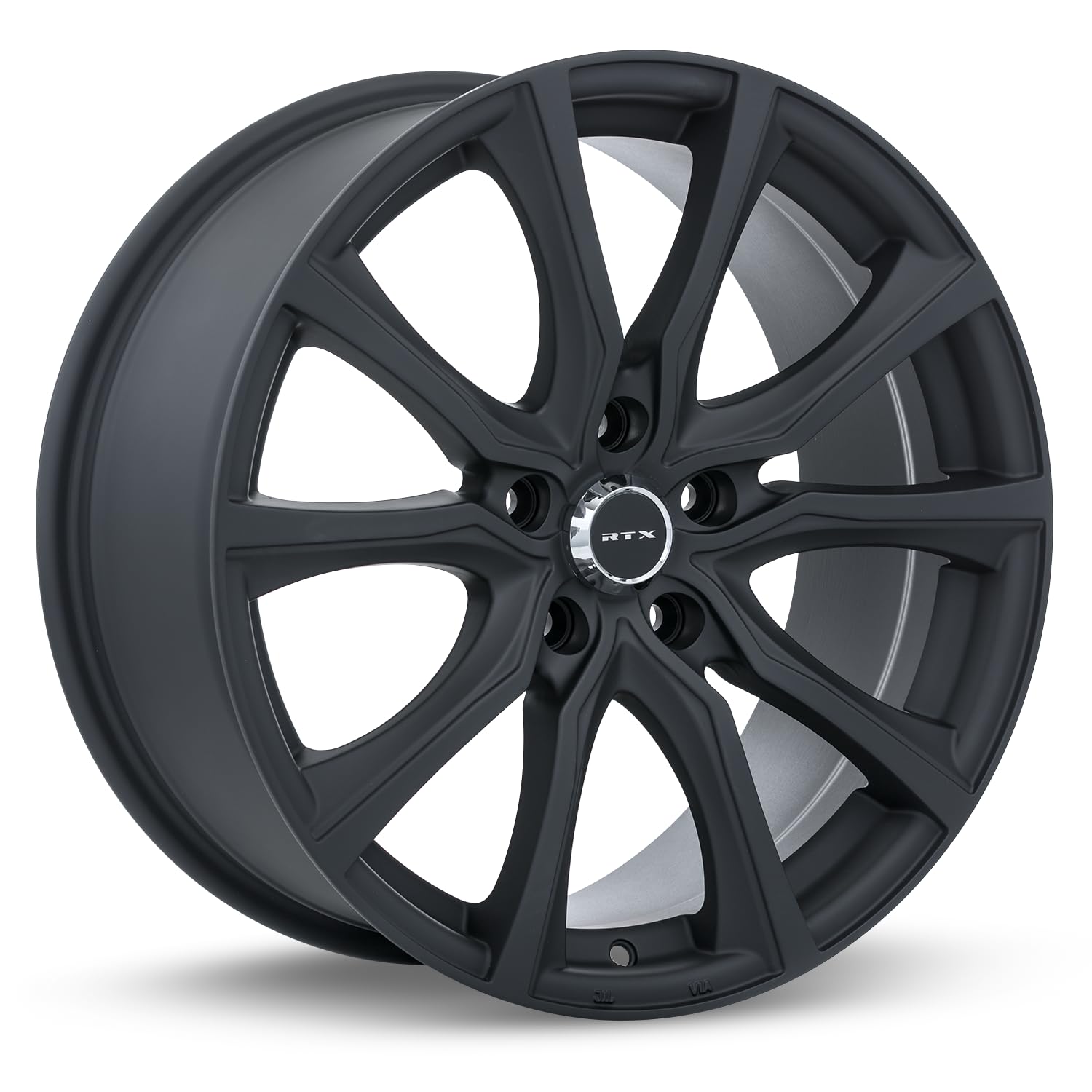 Amazon.com: 18x8 RTX Contour Matte Black 5x110 ET40 wheel/rim