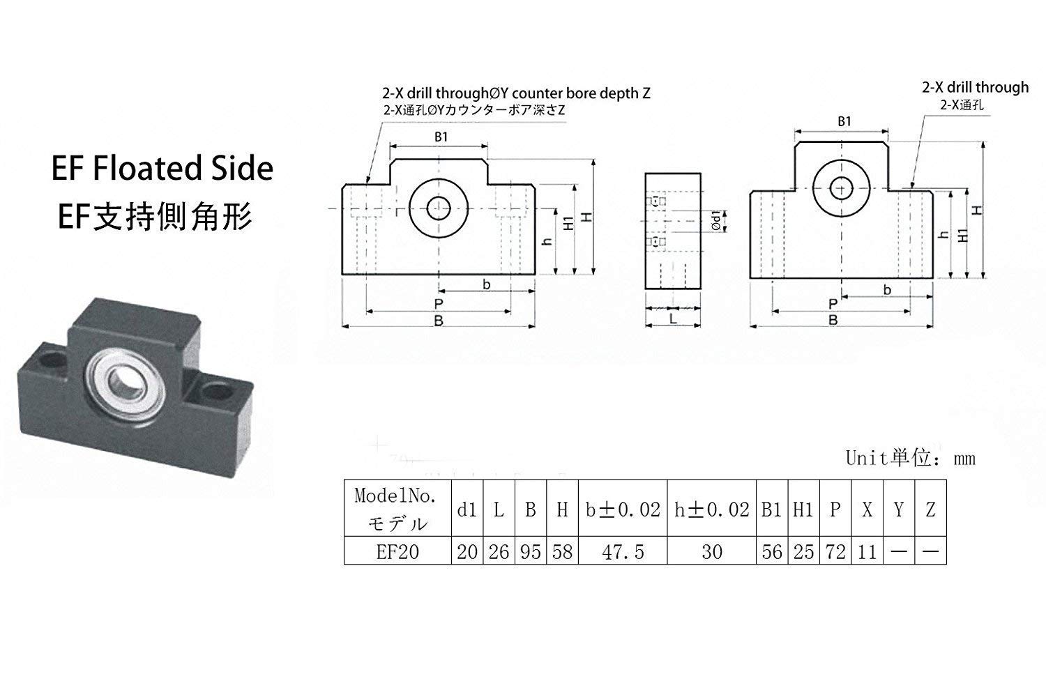 TEN-HIGH SFE2525 1200 mm Kugelgewindetrieb mit Metall EinzelKugelmutter+1 Set EK/EF20+Kupplung+Mutterabdeckung CNC
