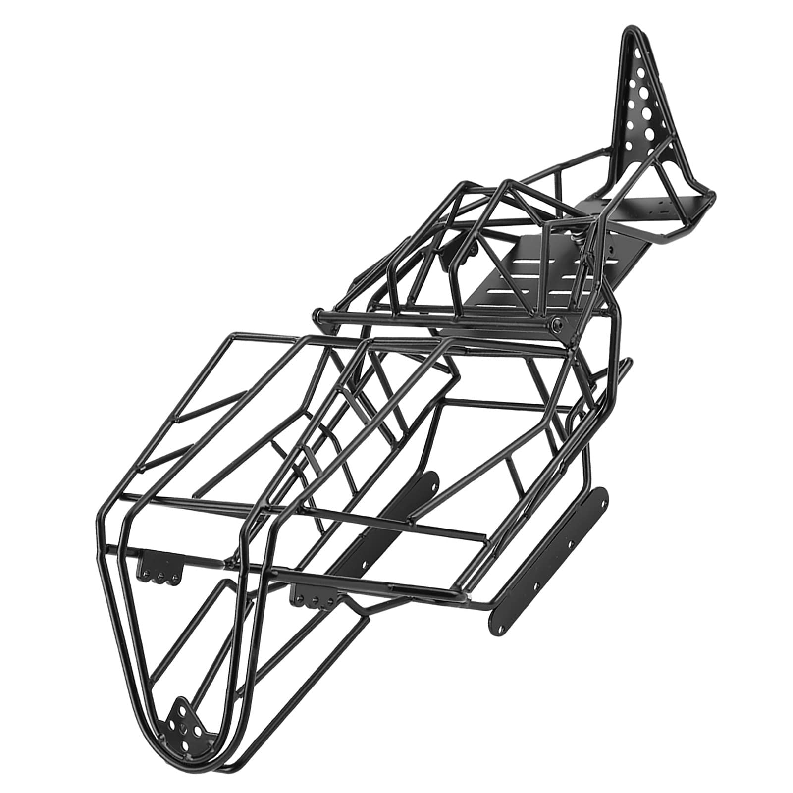 Leapiture RC Roll Cage – Cage Métal Tube Intégral Pour Axial SCX10 1/10 – Châssis Complet, Noir