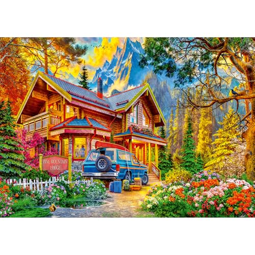 Trefl Mountain Trip, 2 en 1 - 2 puzzles de 500 piezas 18.9"x13.4" | Entretenimiento creativo, Rompecabezas clásico, 14+ miniatura 2