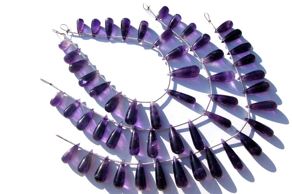 Améthyste naturelle africaine : perles de qualité supérieure en forme lisse