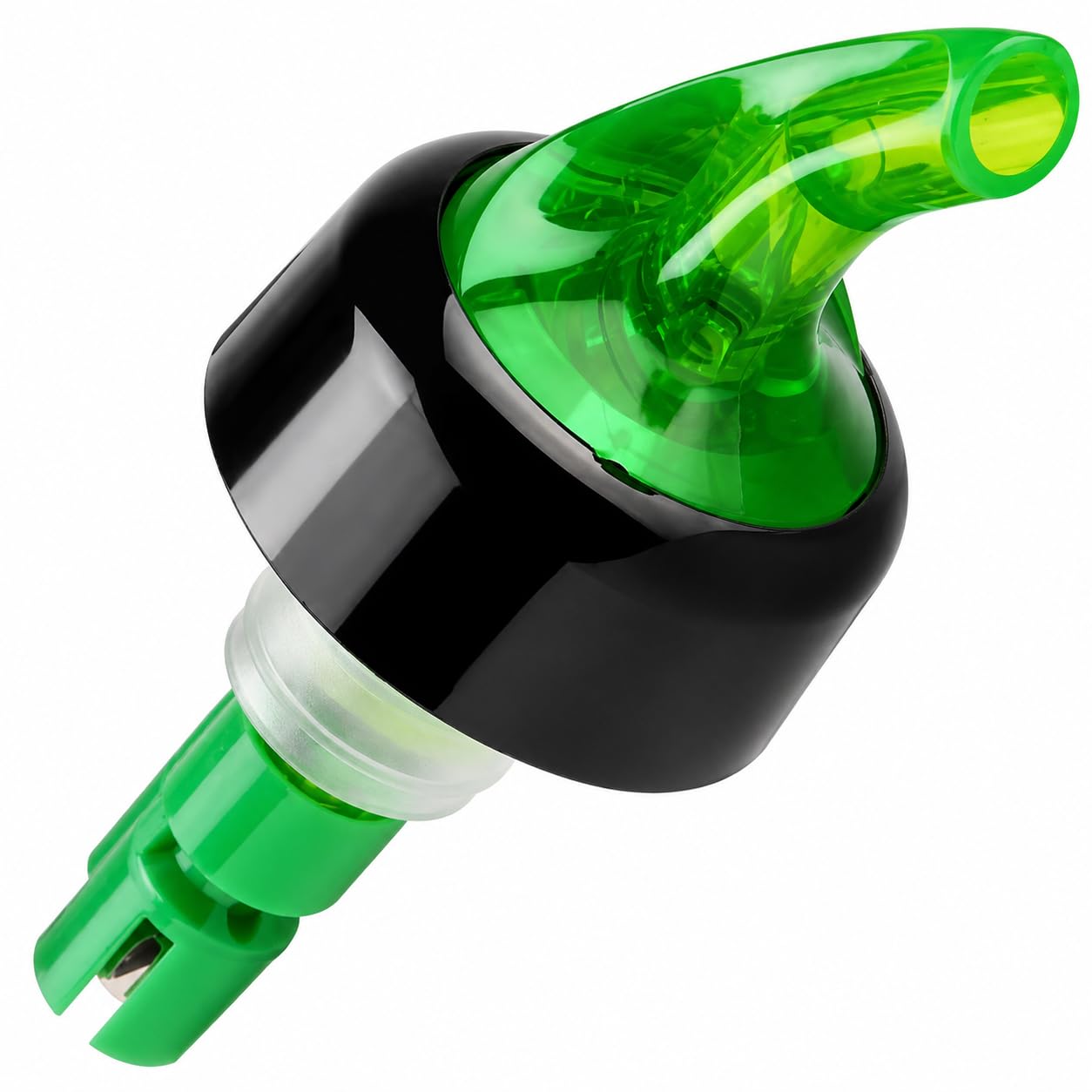 Bar@Drinkstuff Green Exacto Pourer 35Ml - Set Of 6 | Pours A 35Ml Measure | Speed Pourer, Posi Pourer, Sure Shot Pourer, Sureshot Pourer, Spirit Pourer