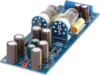 6J1 Vacuum Tube Preamplifier Board Tube Preamplifier Module Board HiFi Power Preamp Amplification Module with LED AC 12V