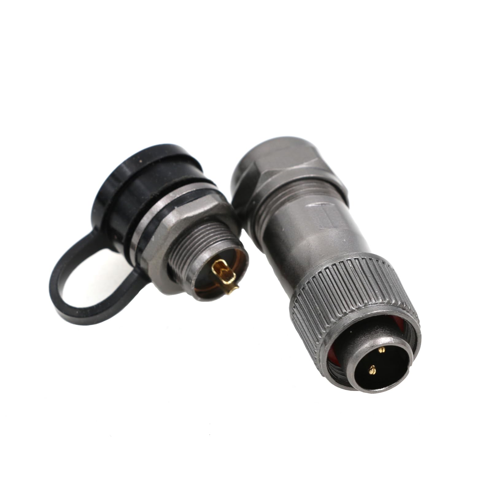 Weipu Connecteur fileté en métal IP67 ST12 2 broches 13 A 250 V 12 mm