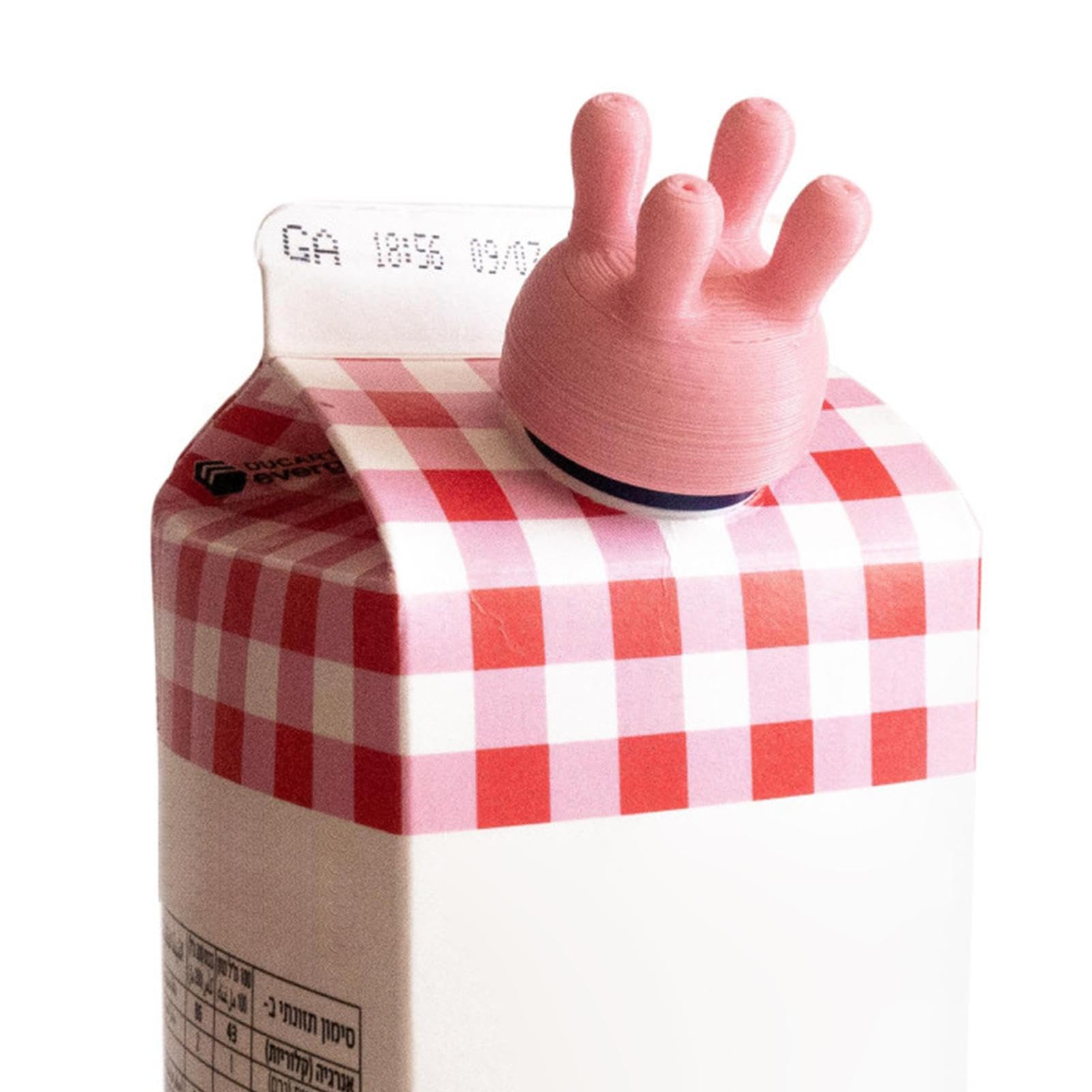 Cow Udder Bouchon de lait de vache en forme de mamelon de vache Bec verseur pour bouteille de lait de vache, bec verseur de lait emballé, outil de réfrigérateur, couvercle en carton de lait