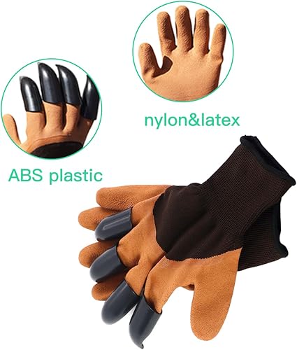 Miniatura 8 de Juego de herramientas de jardinería resistentes con agarre de goma antideslizante, 5 herramientas de cultivo, paleta de mano, pala de mano con