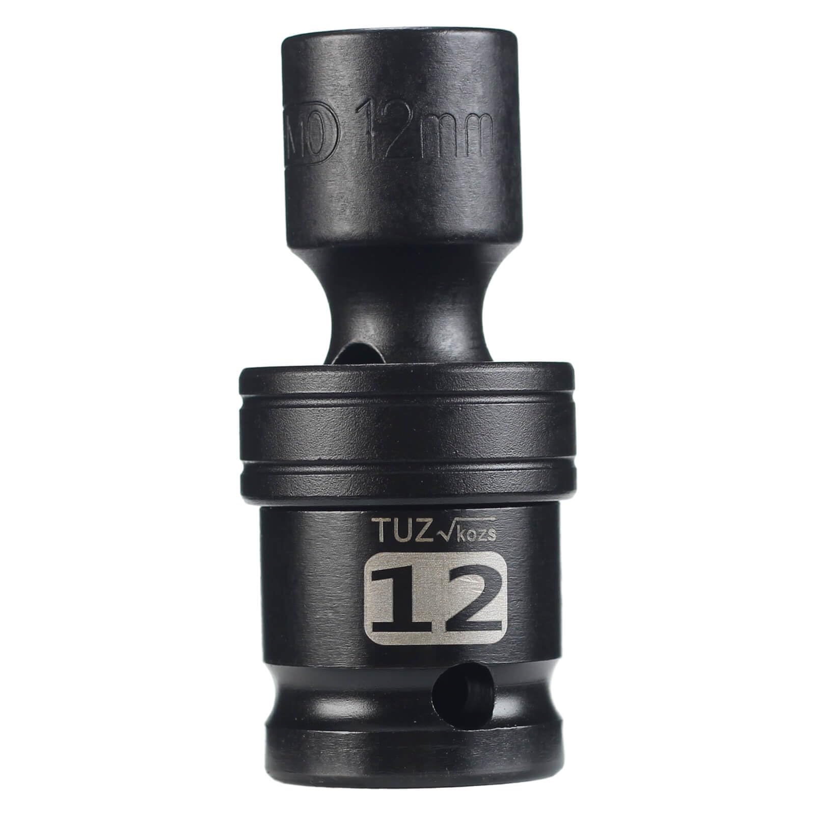 Photo 1 of 1/2" Universal Joint Socket.1/2-Inch Drive Shallow Impact Universal Joint Swivel Socket.Chrome Molybdenum Steel.6 Point, Metric 12mm