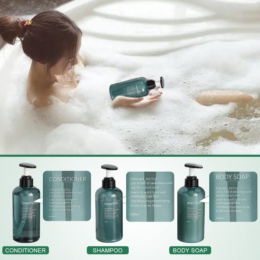 3er-Pack Schäumende Reise-Pumpflaschen – 100 Ml, BPA-frei, Für Shampoo & Handseife