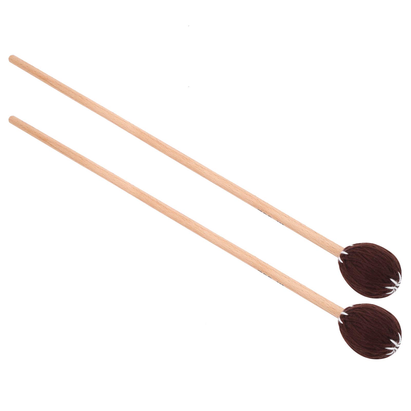 Bacchette per Marimba, Accessori per Strumenti a Percussione, in Faggio con Testa Tonda e Manico, for Percussionisti Professionisti e Dilettanti, During Esibizioni e Allenamenti