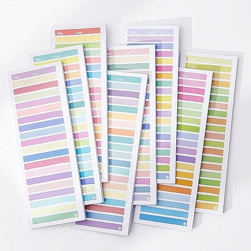 Paquete de 8 planificadores diarios y listas de tareas, blocs de lista de compras, notas de lista de verificación diaria, bloc de notas sin fecha,