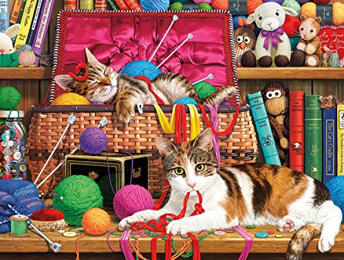 Buffalo Games - Cats Collection - Comfy Spot - 750 Piece Jigsaw Puzzle