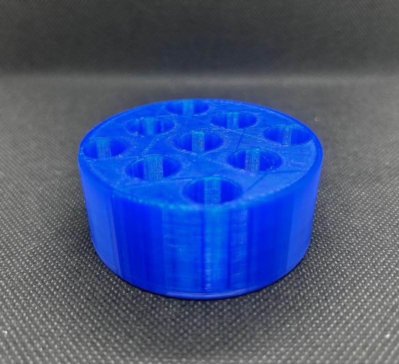 Designz3D 510 Cartridge, Pens and Battery Holder - 9 Spaces Puck (Blue)