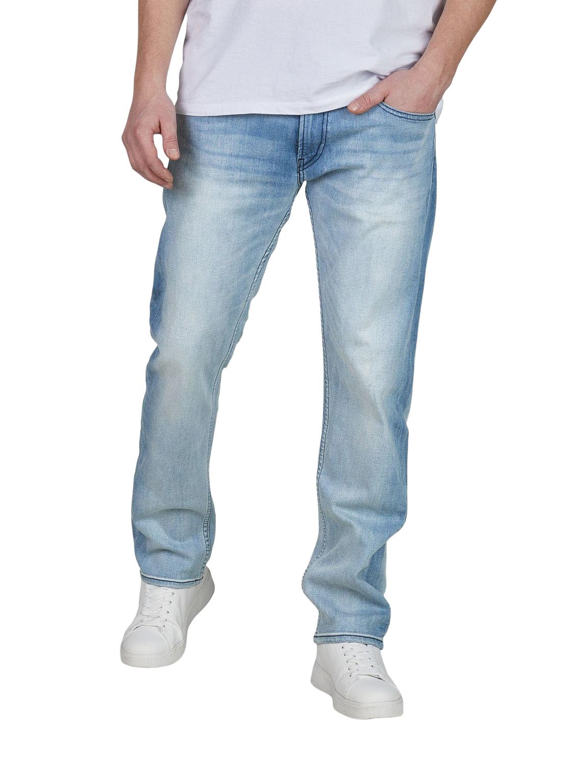 Replay Herren Jeans Grover Straight-Fit mit Comfort Stretch