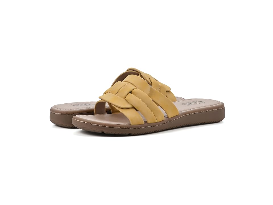 Cliffs by White Mountain Squarely (Yellow) Women's Shoes INTERNATIONAL SHIPPING