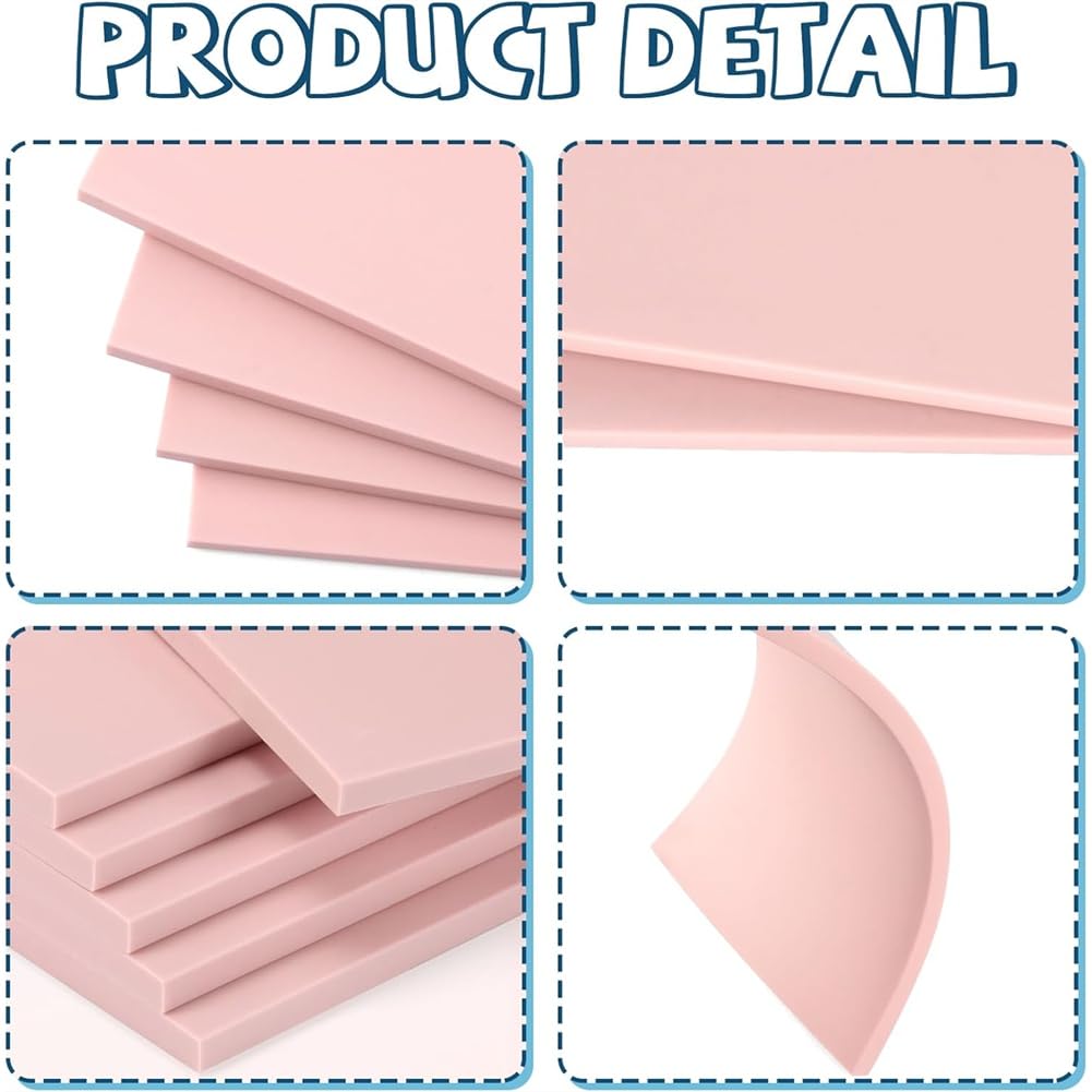 12 Bloques de Linóleo de Caucho de 10 X 15 cm para Grabado: Kit Completo para Tallar Sellos, Ideal para Impresión en Linóleo y Bricolaje.