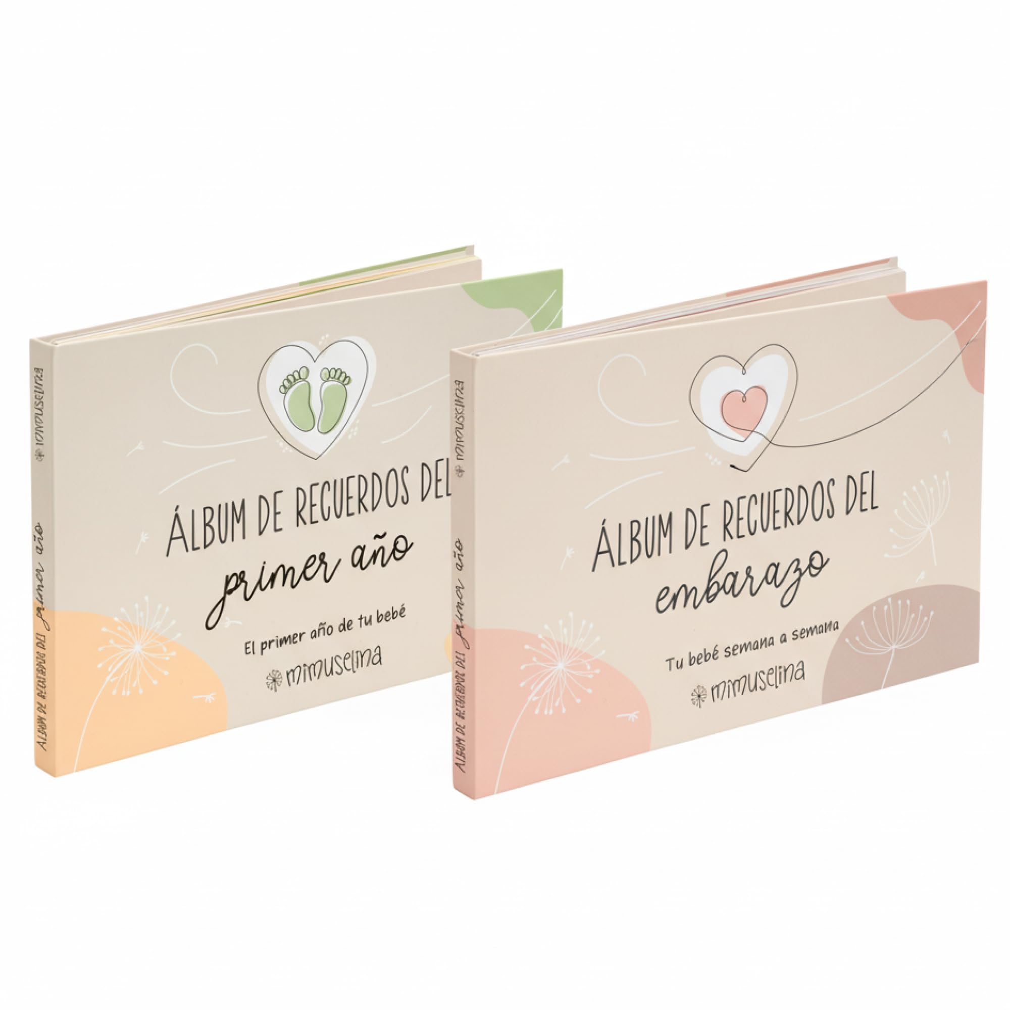 MIMUSELINA Diario Embarazo para Rellenar Cada Semana | Libro Embarazo Recuerdos con Fotos, Consejos, Pensamientos | Album Bebe con Pegatinas y Gestograma | Regalos Embarazadas Originales | Moderno — view 10