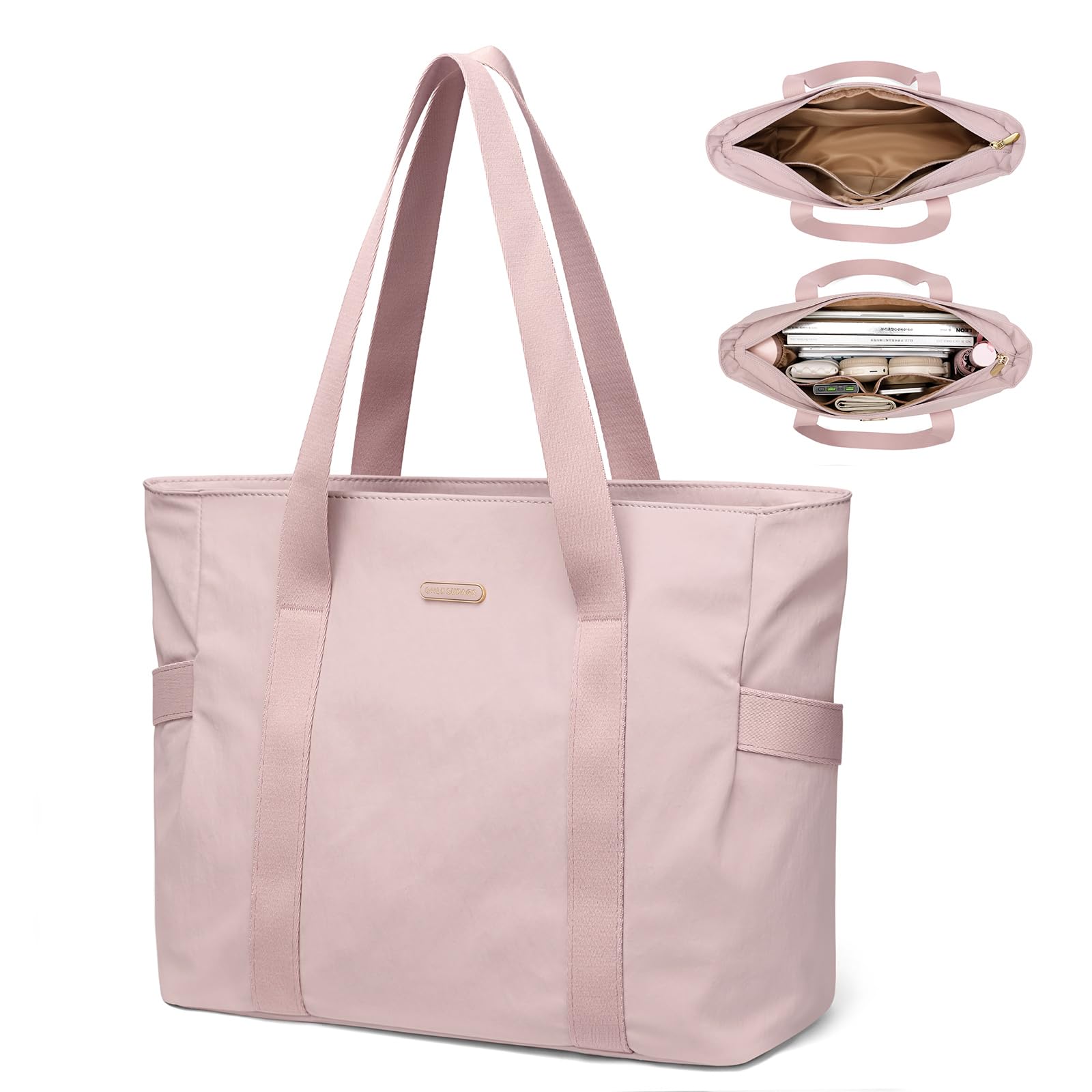 GOLF SUPAGS Sac Fourre-Tout pour Femme Sac à Main Portés Épaule Léger Sac à Bandoulière Multifonctionnel de 14 Pouces Sac à Main Décontracté pour Travail, Études, Voyages