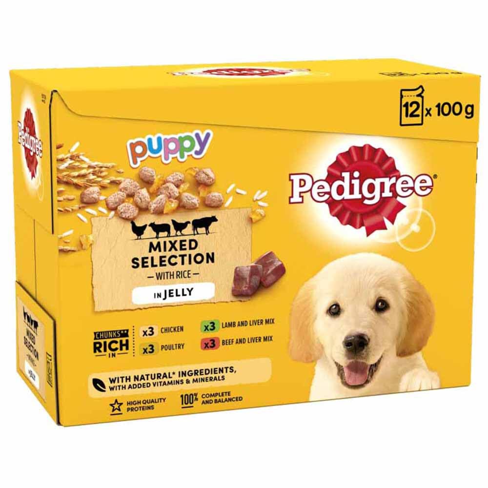 Mars PET-97537 Pedigree Pouch Puppy in Jelly 12 x 100g (100g)