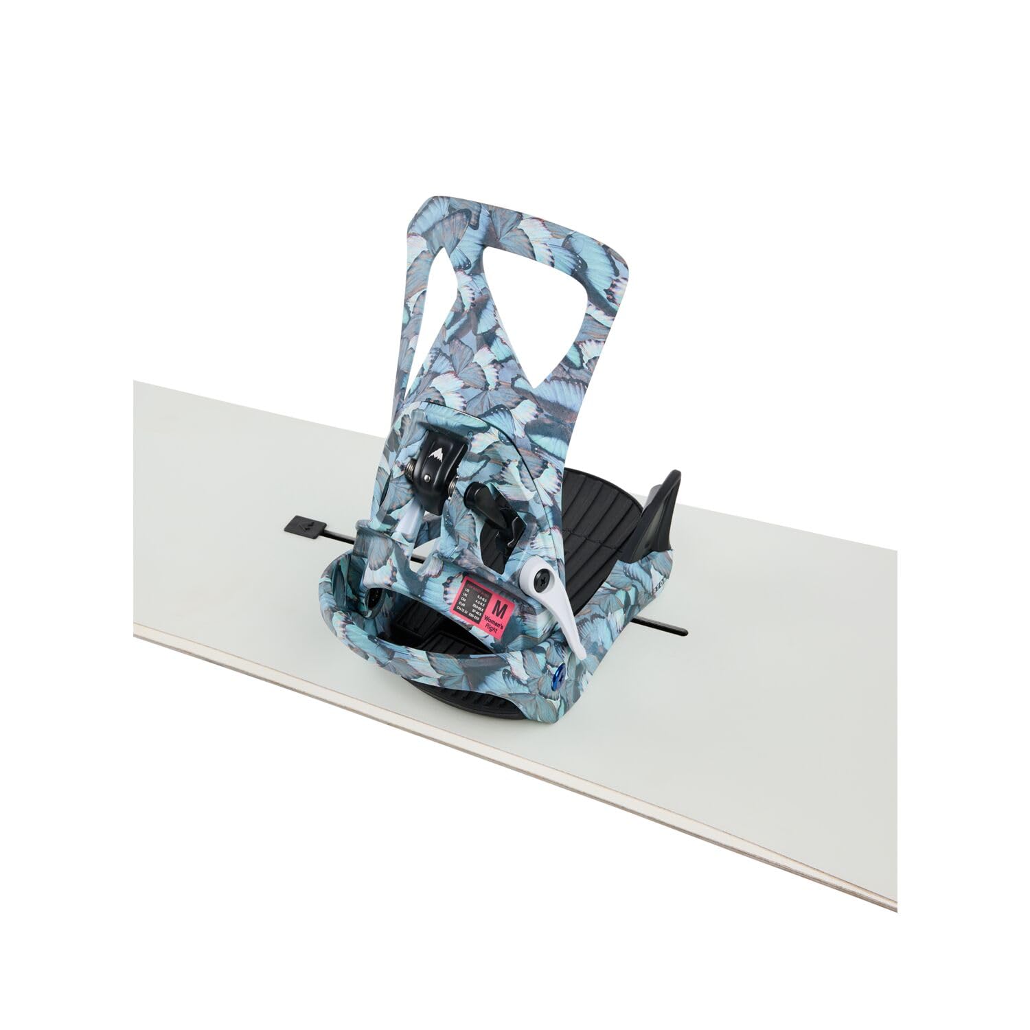 Burton - Fixation De Snowboard Step on Blue Butterflies Femme - Femme - Bleu