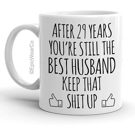 29th Anniversary Coffee Mug: Celebrate 29 Years of Togetherness