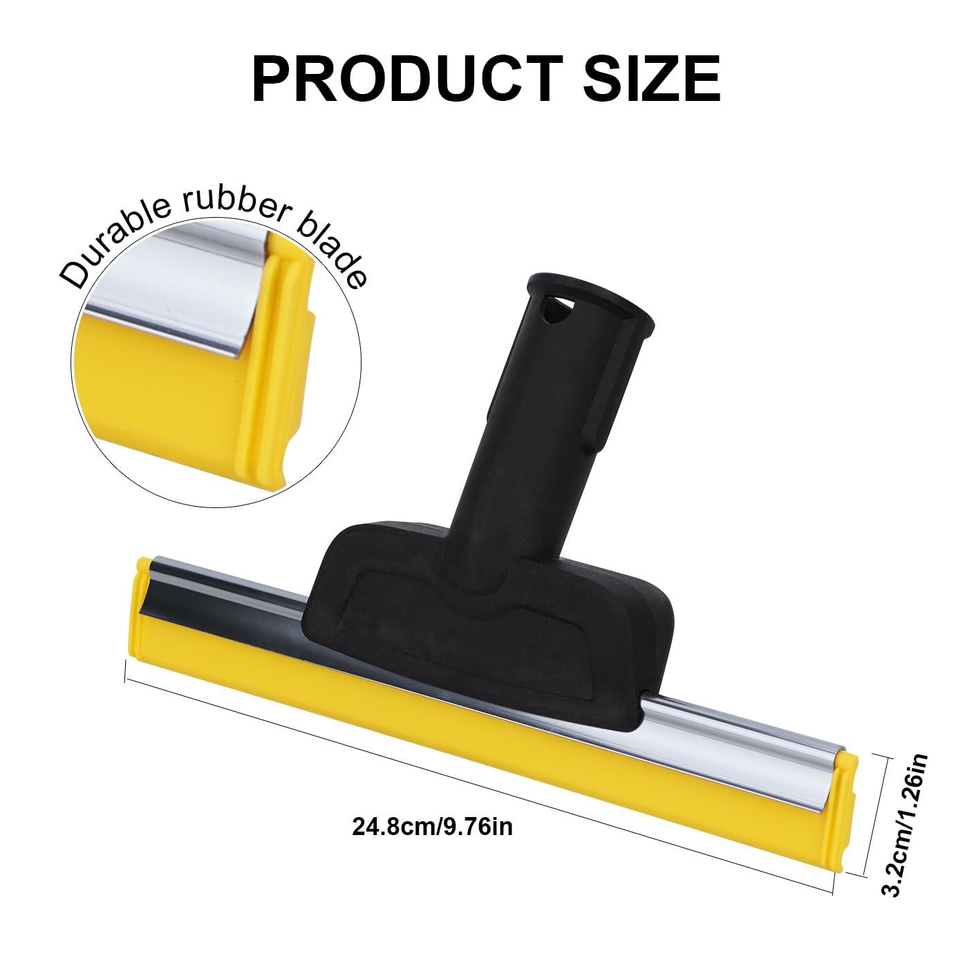 Buse de fenêtre compatible avec nettoyeur vapeur Karcher SC1, SC2, SC3, SC4, SC5, SC7, convient pour fenêtres, miroirs
