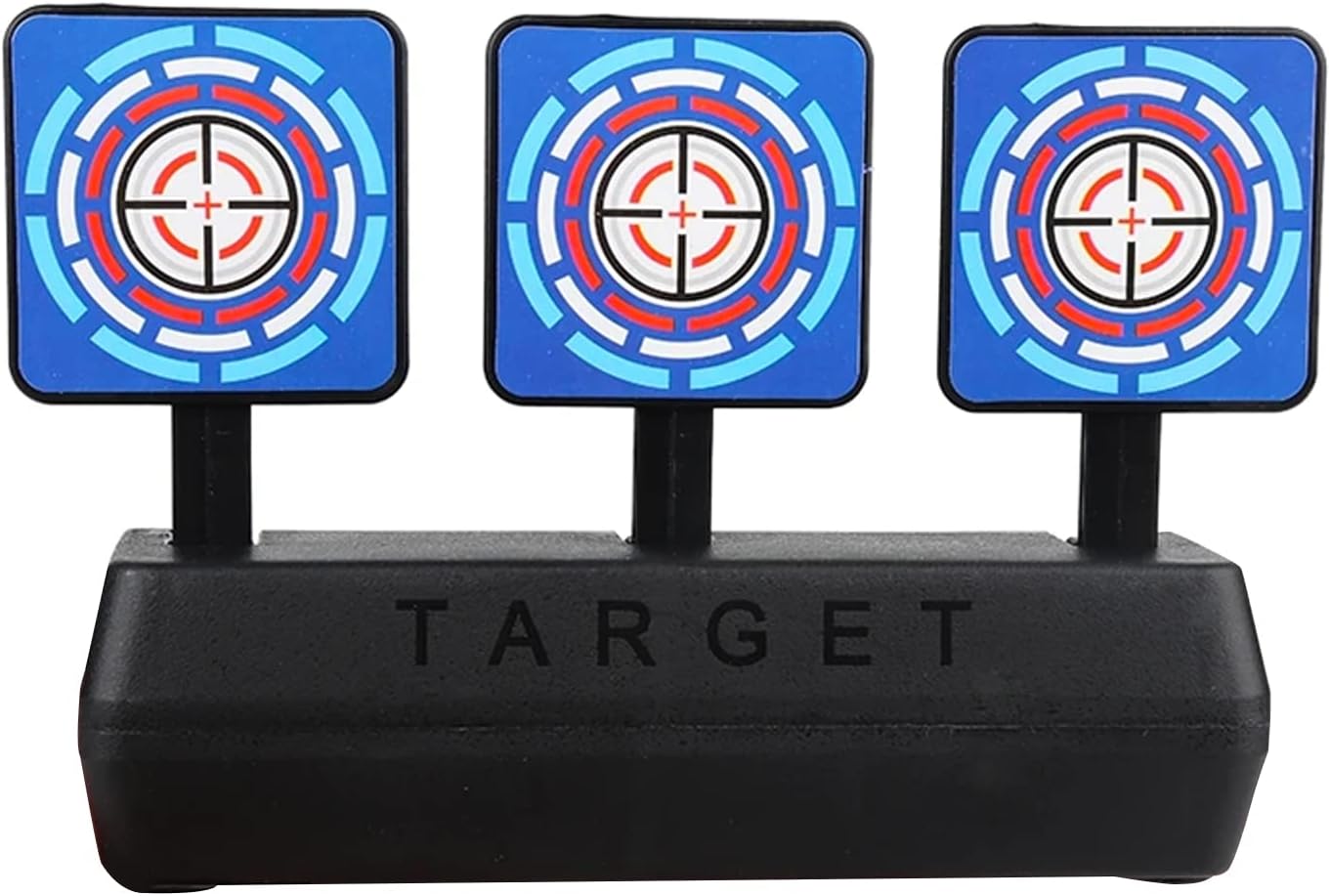 BOROLA Electronic Digital Scoring Automatic Reset Shooting Target Foam Dart Blaster Game Ideal Gift for Kids Compatible for Nerf Toy Gun(Mini Target)