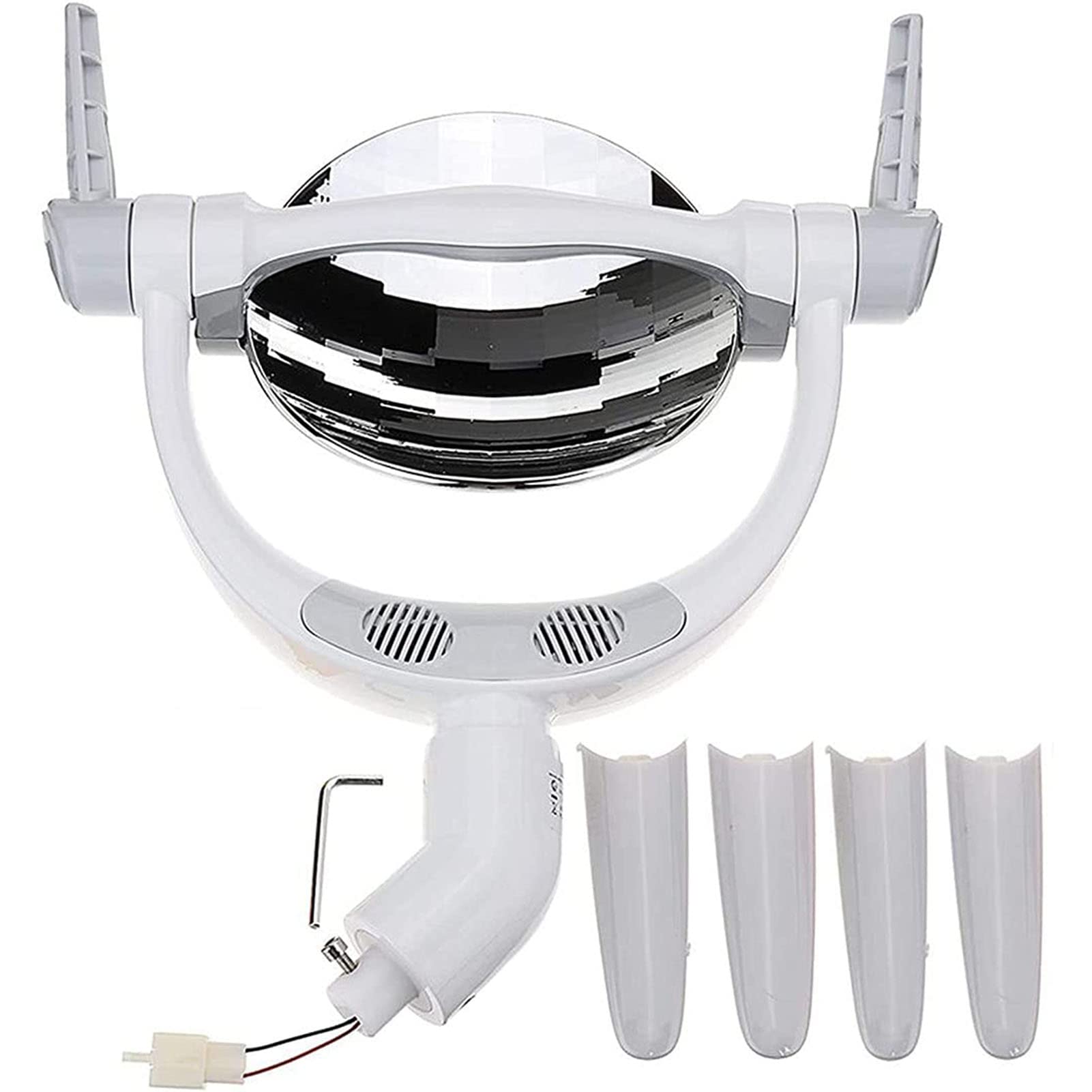 OP-Untersuchungsleuchte, 10 W Medizinische Untersuchungslampe, Einstellbare LED-Kaltlicht-Schattenlose Chirurgische Munduntersuchungs-Sensorlampe für Zahnarztstuhlzubehör