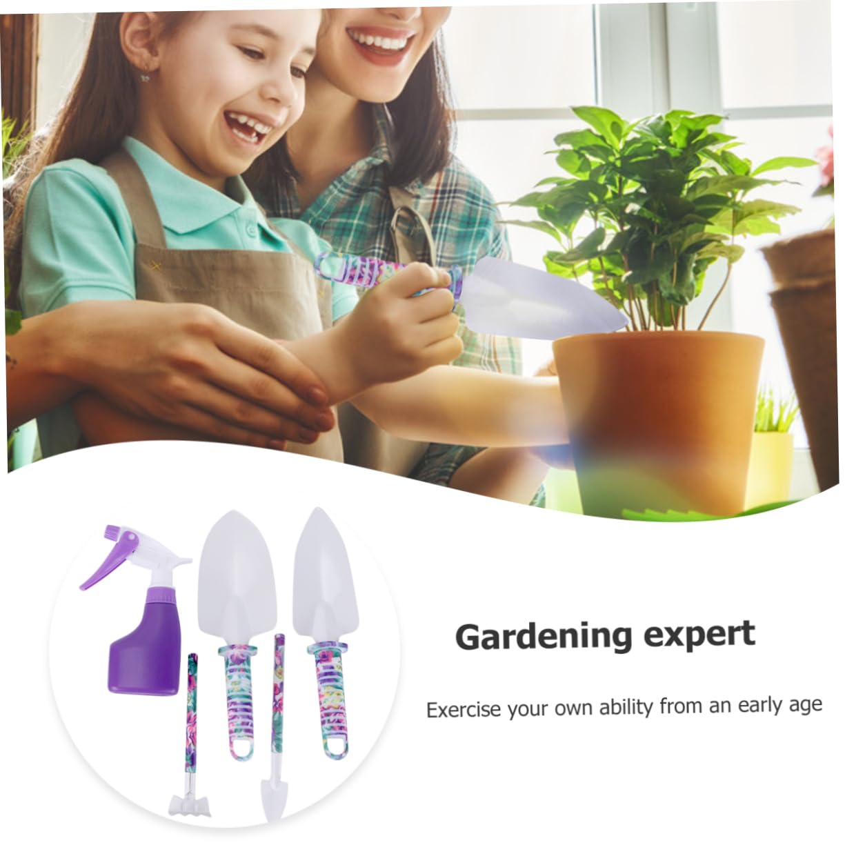 ibasenice 10pièces Outils De Jardinage à Main Fournitures Cisailles Truelle Râteau Pelle pour Ameublir Le Sol Et Désherber Kit Outils Jardinage