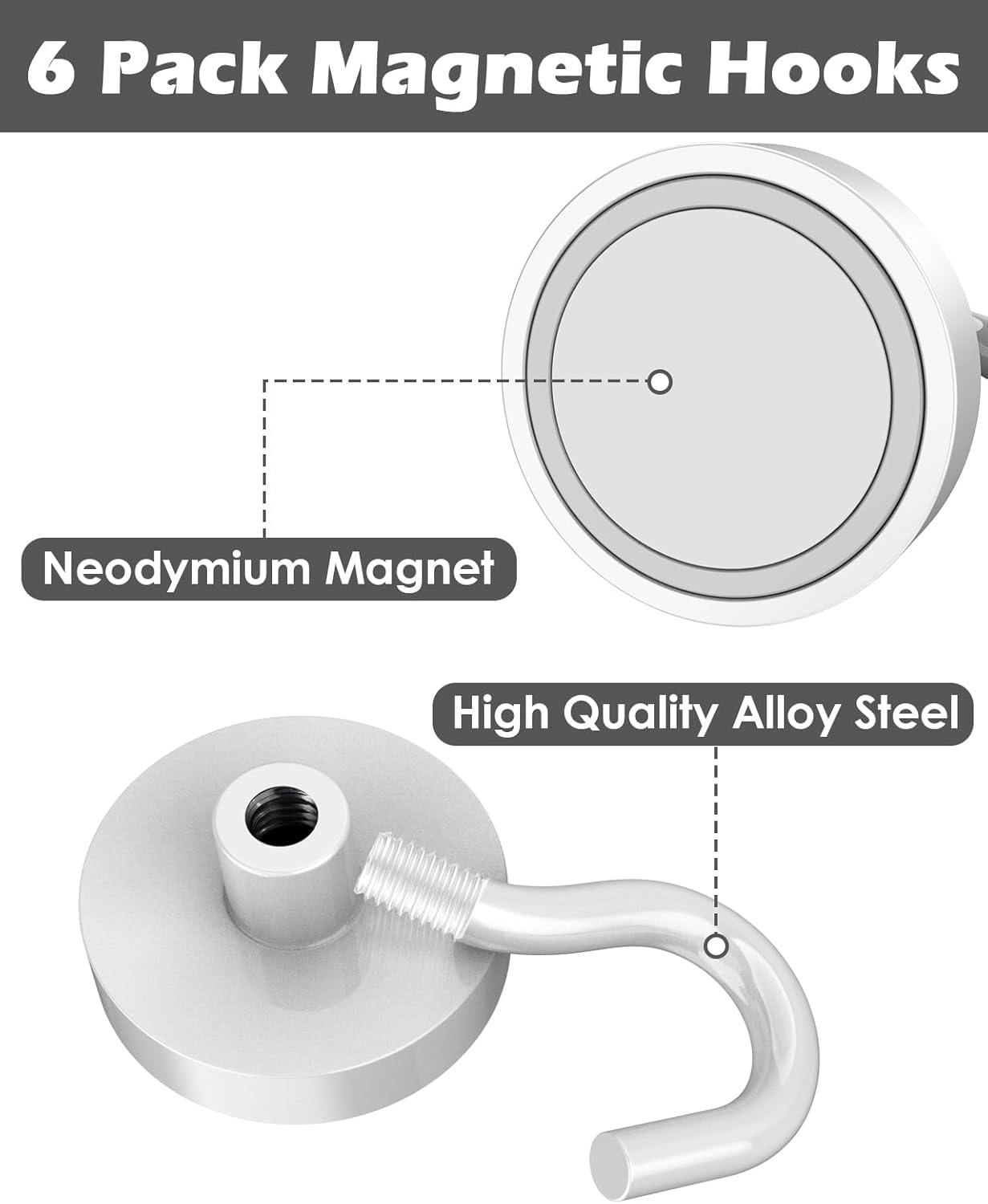 Mágneses horogok részletei
