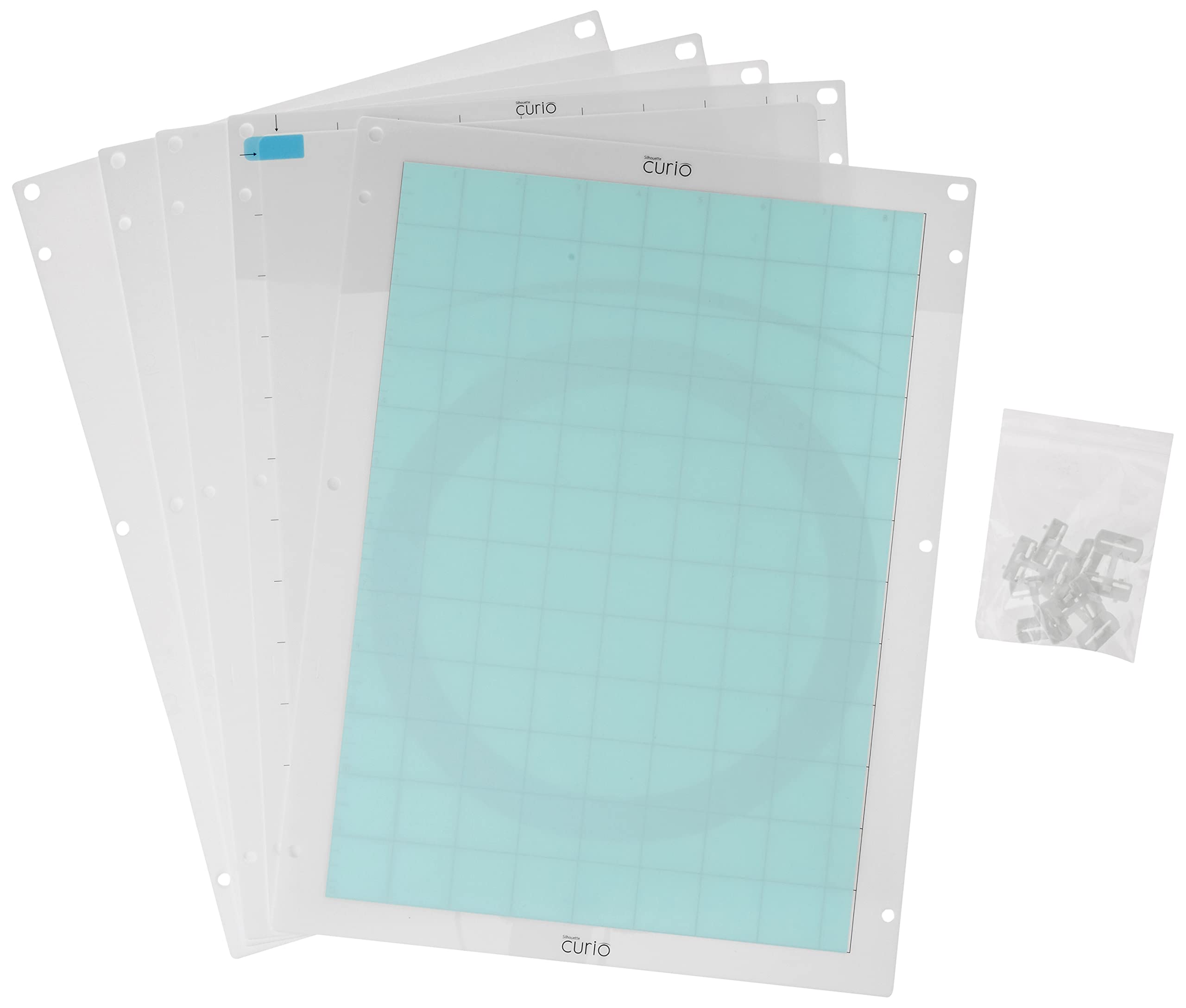 Silhouette Prägefolie Set – 6 Bögen (3 Kupfer, 3 Silber), Je 12,7 X 17,8 Cm, Ideal Für Die Silhouette Curio