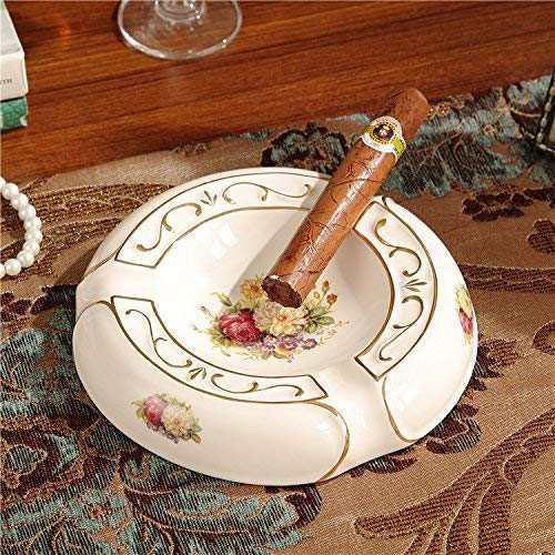 Multifunction Smoke Grabber Ashtray Stylish And Practical Ceramic Ashtray Creative Personality Big European Style Of The Ancient Home Furnishing Living Room Decoration Decoration