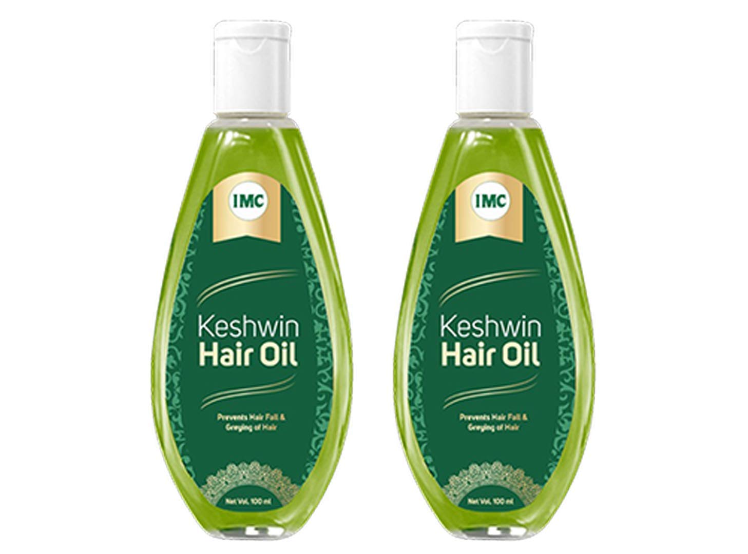 IMC Keshwin Hair Oil (IMC Herbal Hair Enriched with natural Herbs) (Pack of 2) 100ml X 2-picture-33