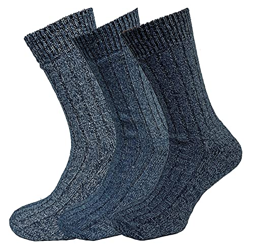 Aniyan 2 Paar Slouch-Socken Damen, 120N Grobstrick Winter