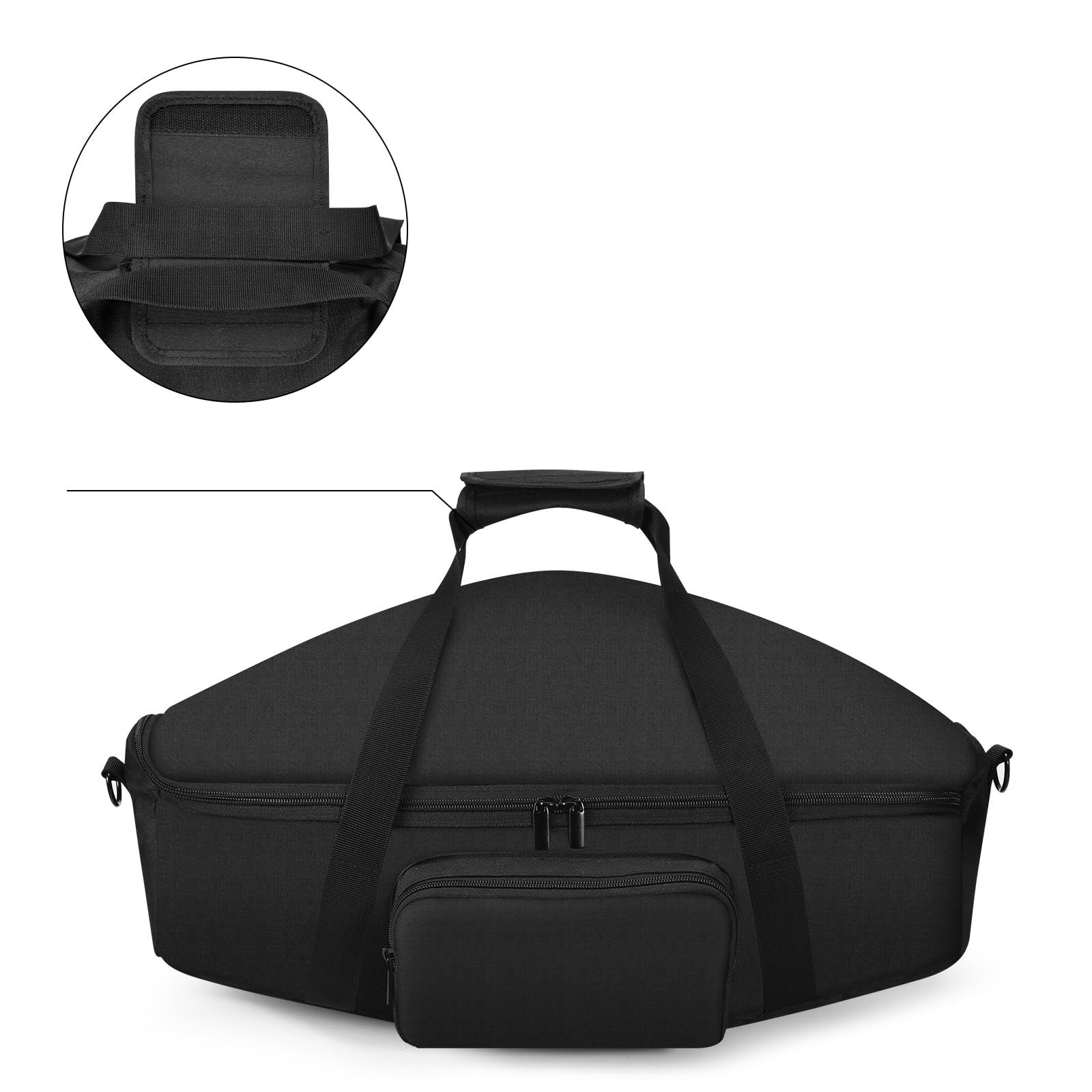 Generic Étui de transport de voyage compatible avec JBL Boombox 3/Boombox 3 WiFi/Boombox 2, câble de chargeur, housse de protection contre la poussière, sac à bandoulière, Noir , 210*290*520mm