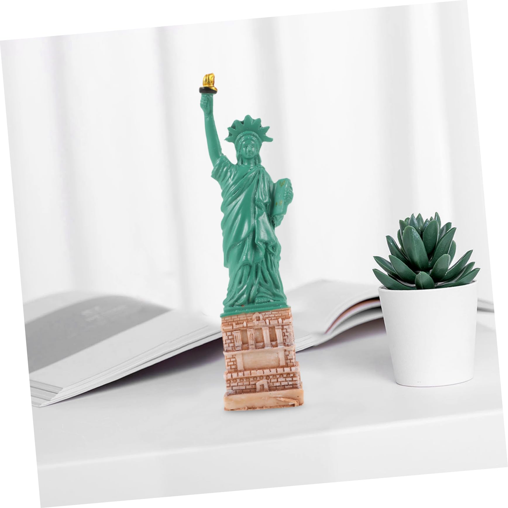 Statue De La Liberté Usa Symbole De Liberté Monument De Voyage Isolé