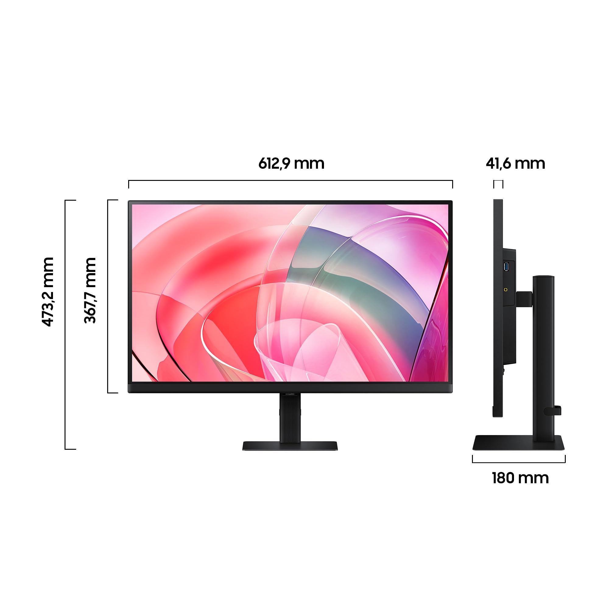 Samsung ViewFinity S70D 27 Zoll 4K UHD Monitor, 3840x2160, 60Hz, HDR10