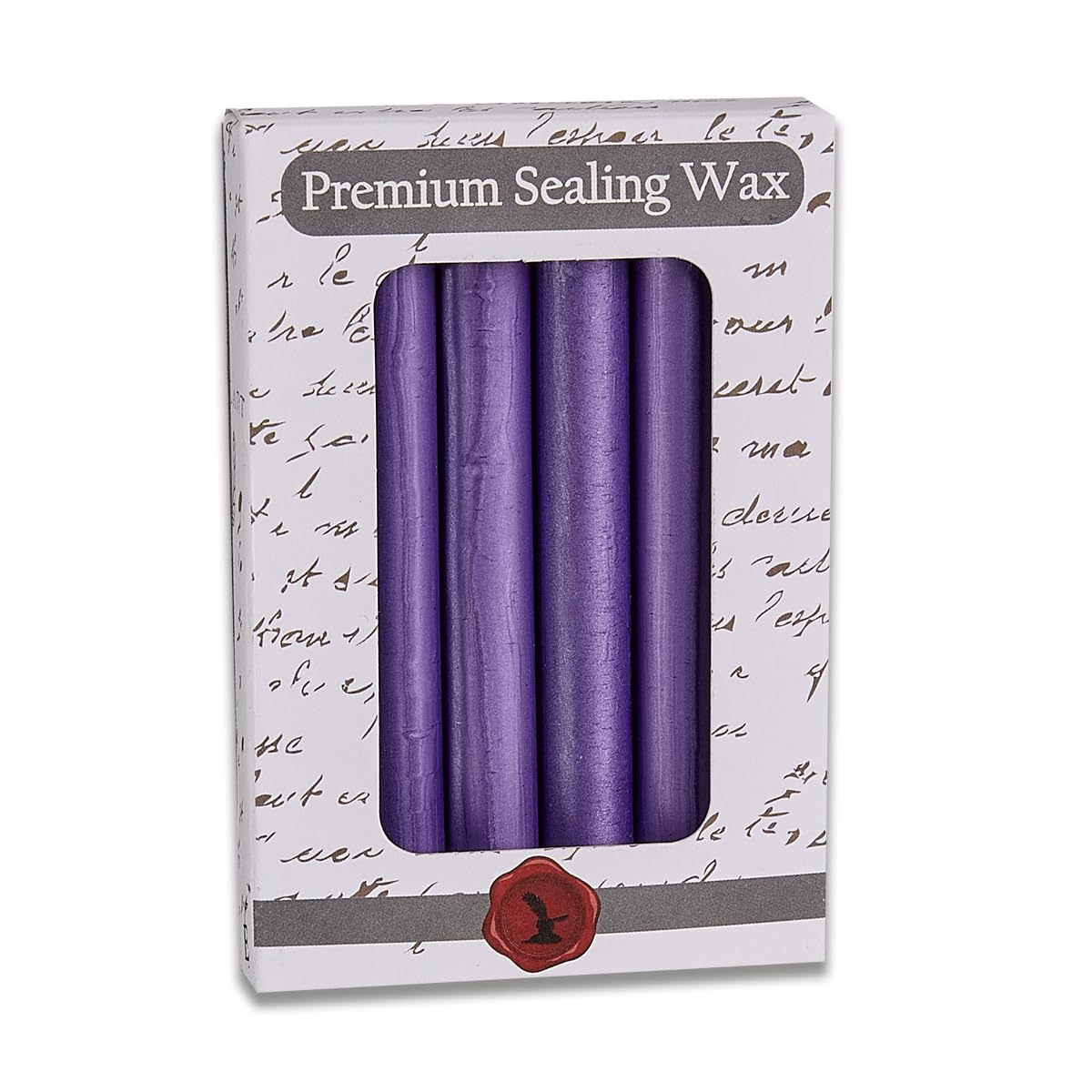 Wax Seal Kits, Wasole 40Pcs Reddish Purple Sealing Wax Sticks With Glue Gun 2Pcs Wax Seal Pens For Wax Seal Stamp, Great For Wedding Invitations, Cards, Envelopes, Gift Wrapping (Reddish Purple