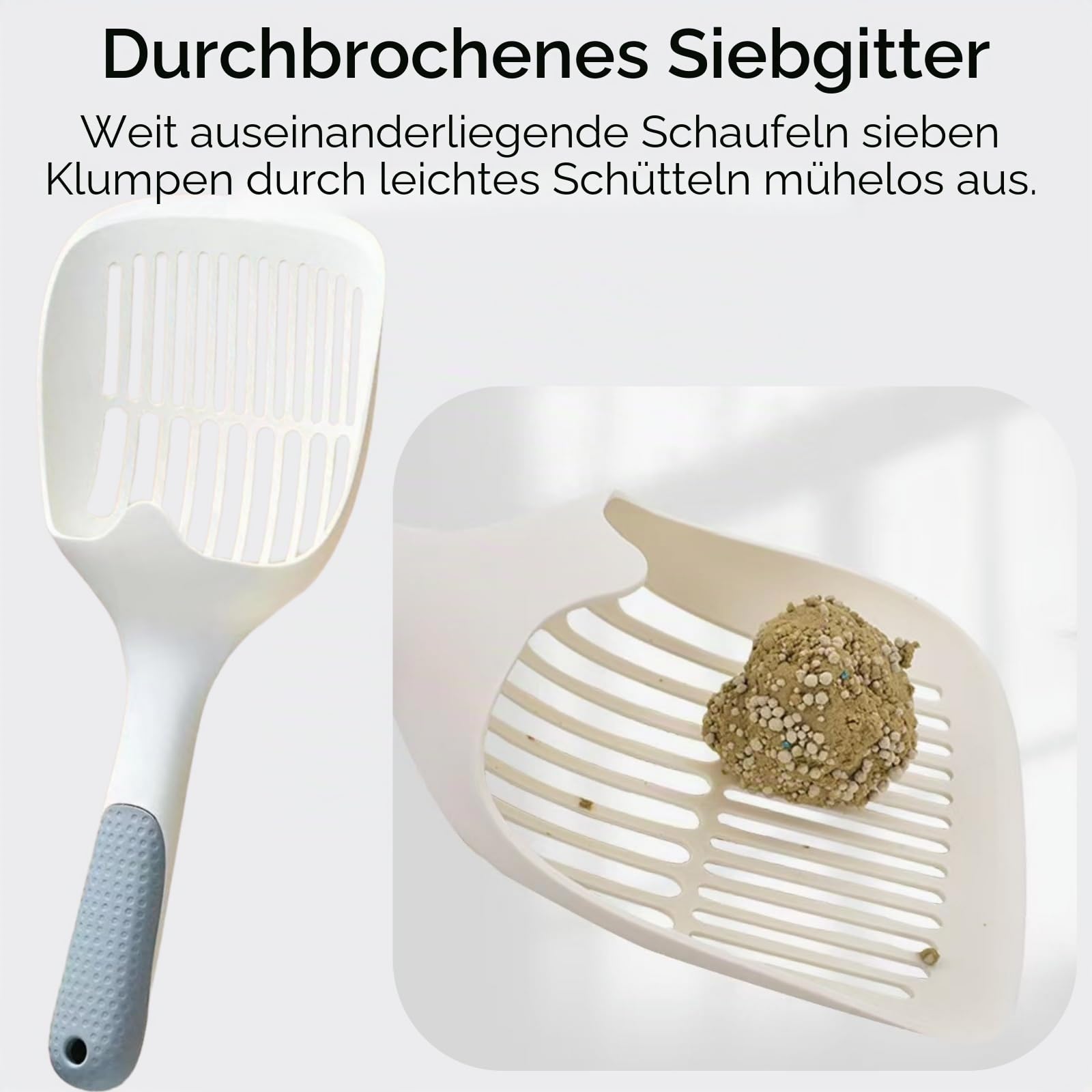 Edelstahl Katzentoilette 2er Set mit hohem Rand | geruchsneutral & leicht zu reinigen | rutschfeste Metallwanne für Katzen und Kleintiere, 50cm×35cm×15cm