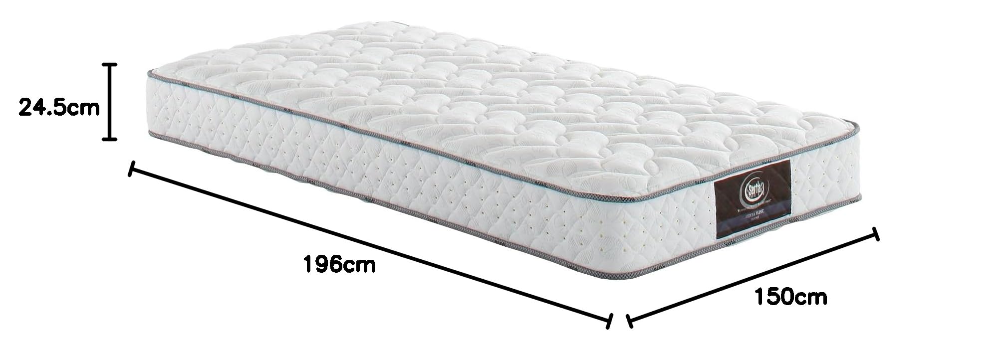 Amazon.co.jp: Serta サータ マットレス ワイドダブル 150cm 寝心地