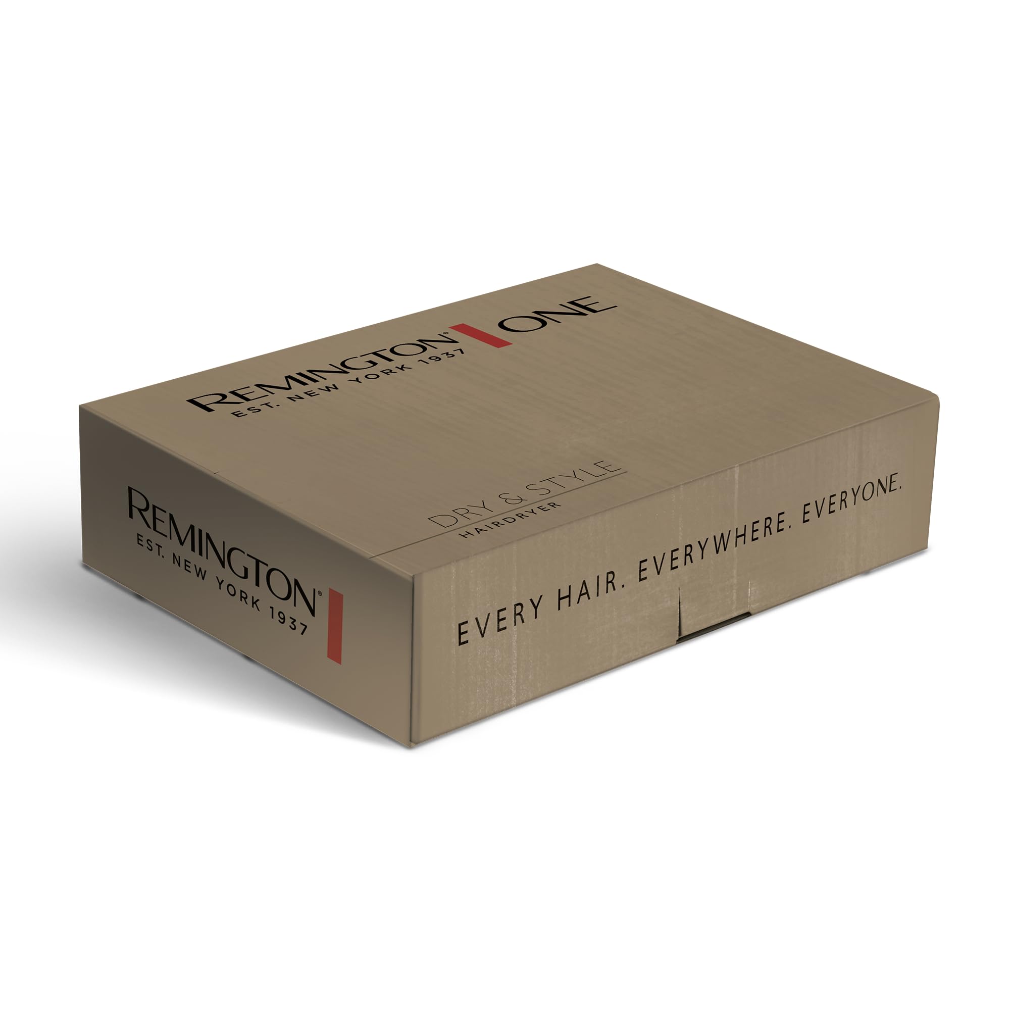 Remington Secador de Pelo Professional ONE, sensor Thermacare para proteger cabello, iónico, 8 ajustes, 4 accesorios, reductor encrespamiento, neceser para guardar, D6078
