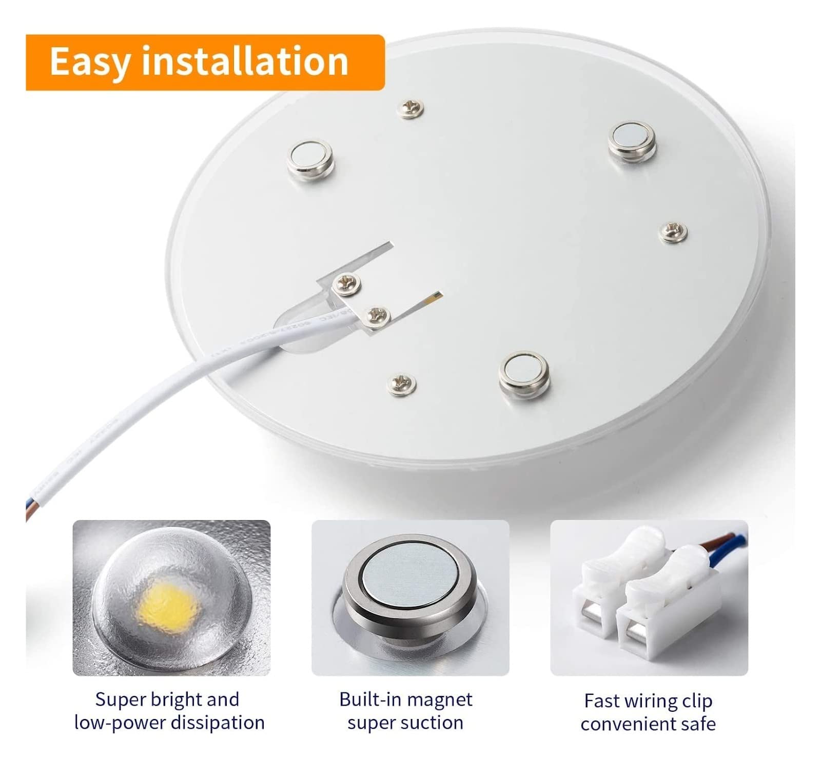 YFcaiheng 100W 36W 24W 18W 12W LED Anello Pannello Cerchio Luce SMD LED Rotondo Soffitto Bordo Circolare Lampada Consiglio AC 220V 230V 240V Luci LED (Color : 100W Warm White)